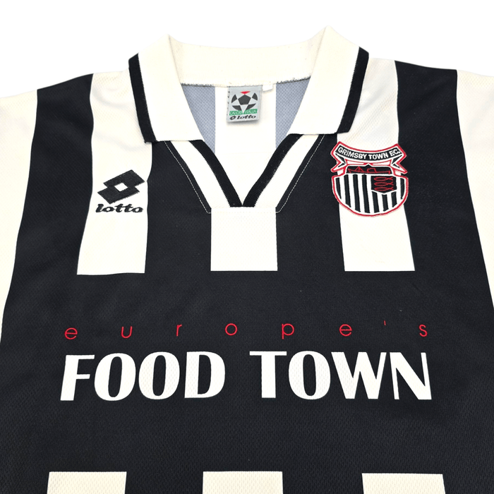 1996/97 Grimsby Town Home Football Shirt (M) Lotto - Football Finery - FF301135
