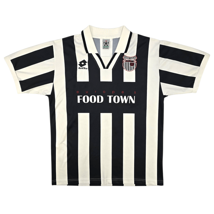 1996/97 Grimsby Town Home Football Shirt (M) Lotto - Football Finery - FF301135