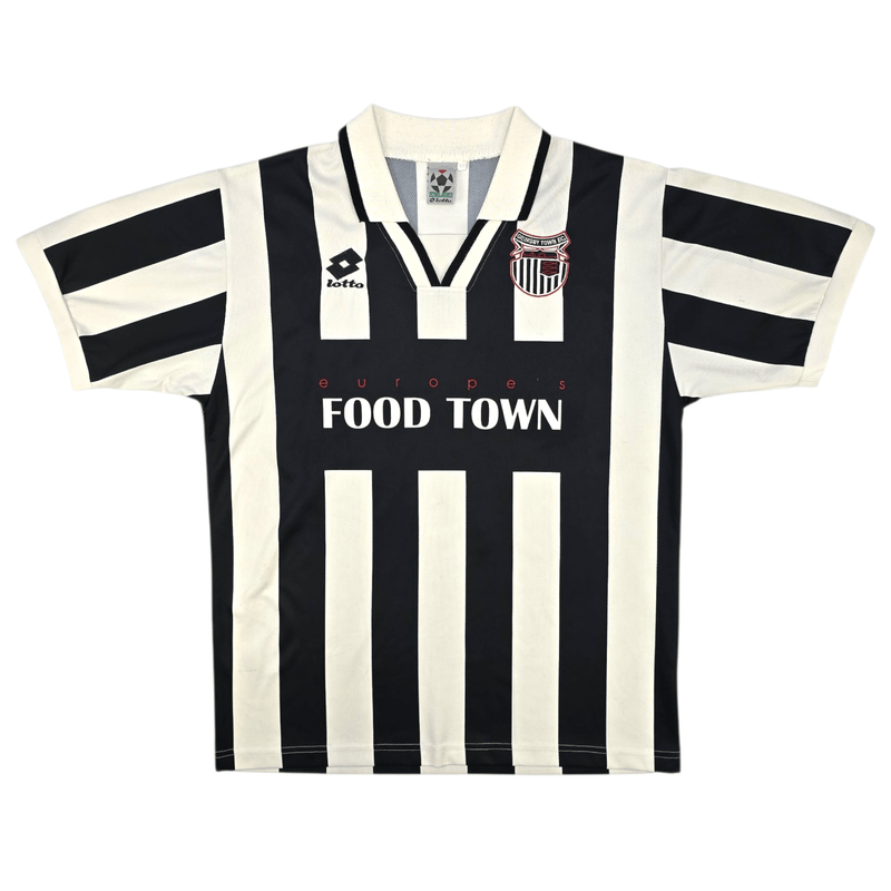 1996/97 Grimsby Town Home Football Shirt (M) Lotto - Football Finery - FF301135