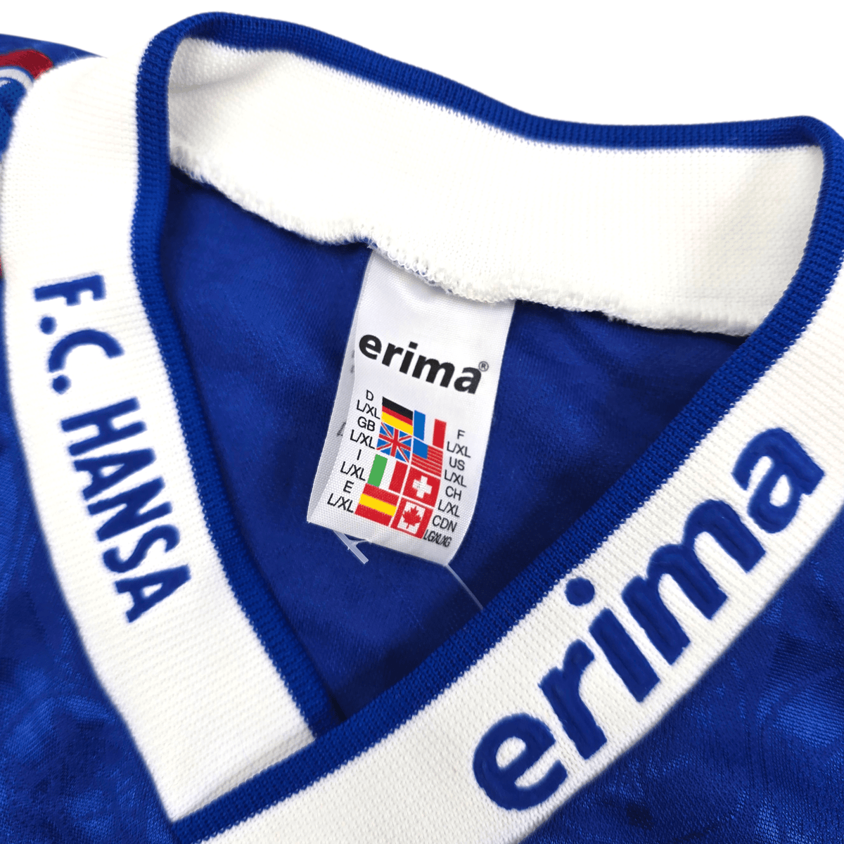 1996/97 Hansa Rostock Away Football Shirt (XL) Erima - Football Finery - FF303836