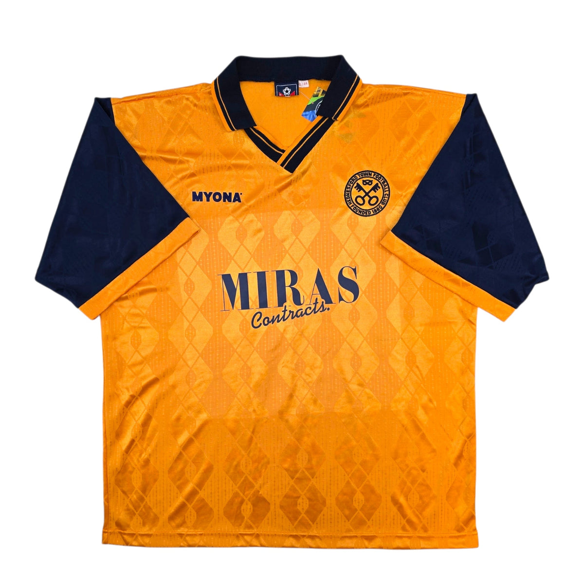1996/97 Hednesford Town Away Football Shirt (XL) Myona - Football Finery - FF307052