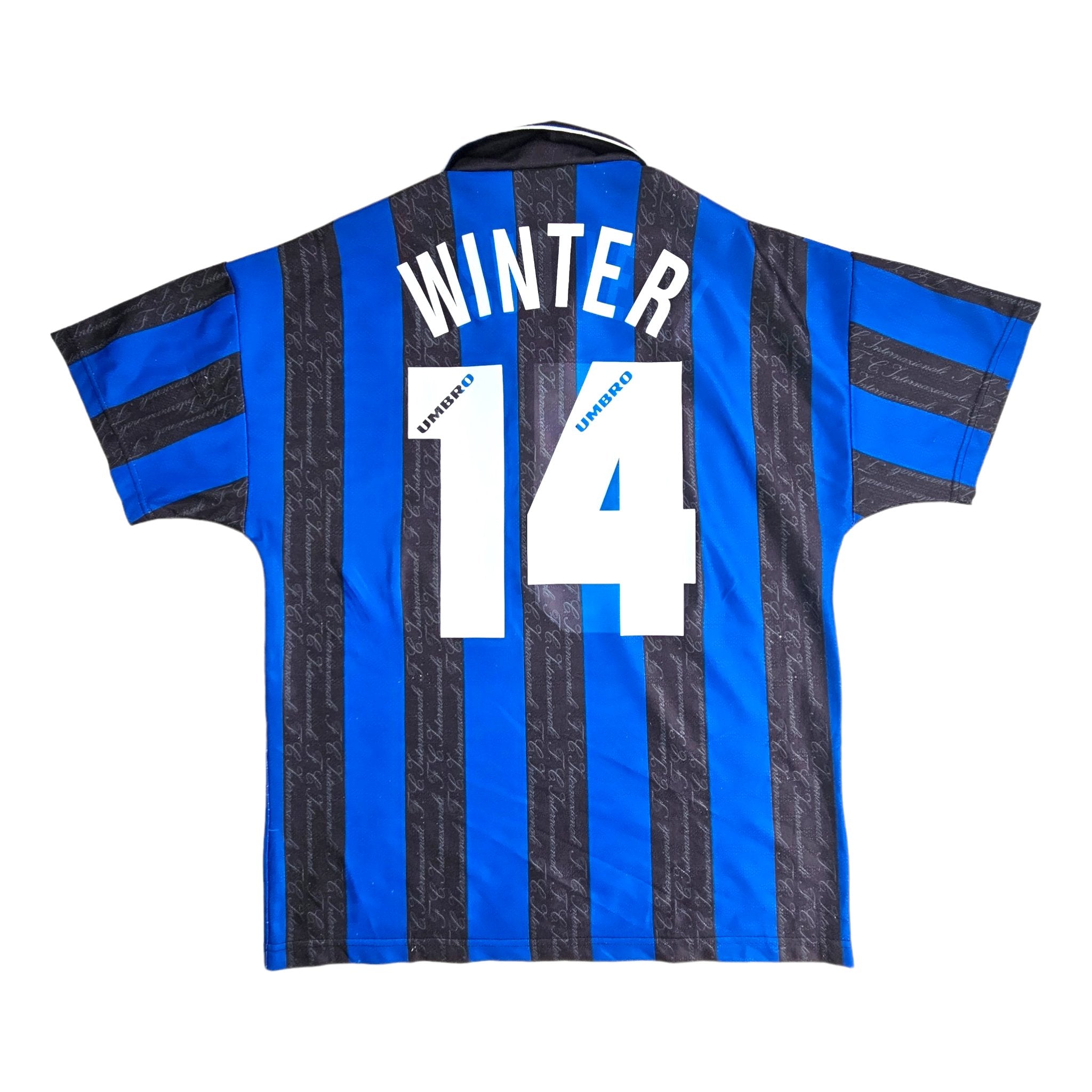 1996 97 Inter Milan Home Football Shirt M Umbro 14 Winter Football Finery