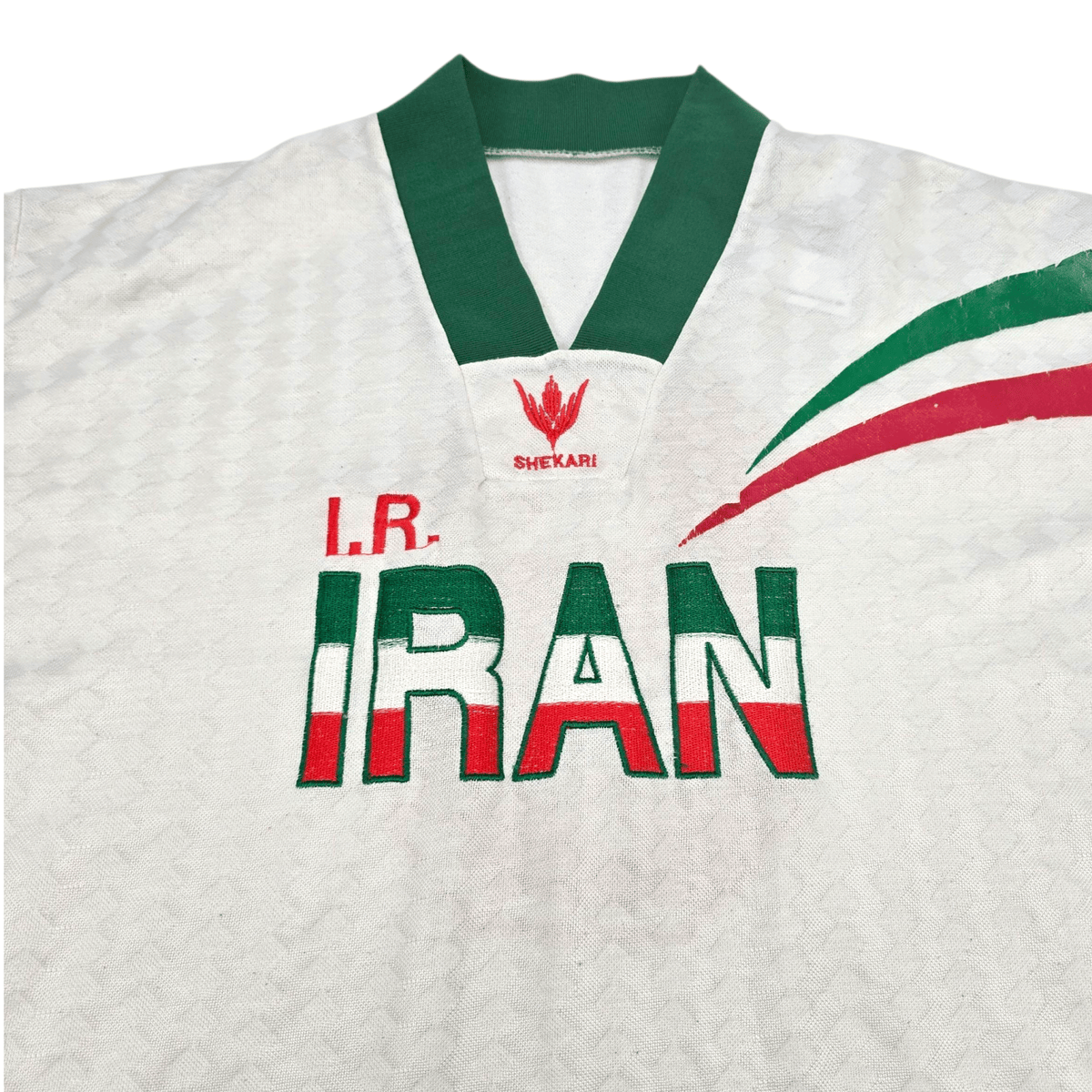1996/97 Iran Home Football Shirt (L) Shekari 6 - Football Finery - FF302676
