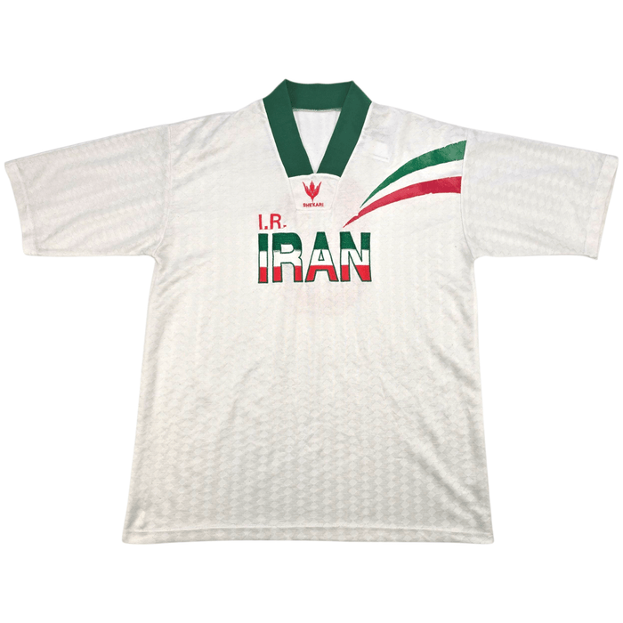 1996/97 Iran Home Football Shirt (L) Shekari 6 - Football Finery - FF302676