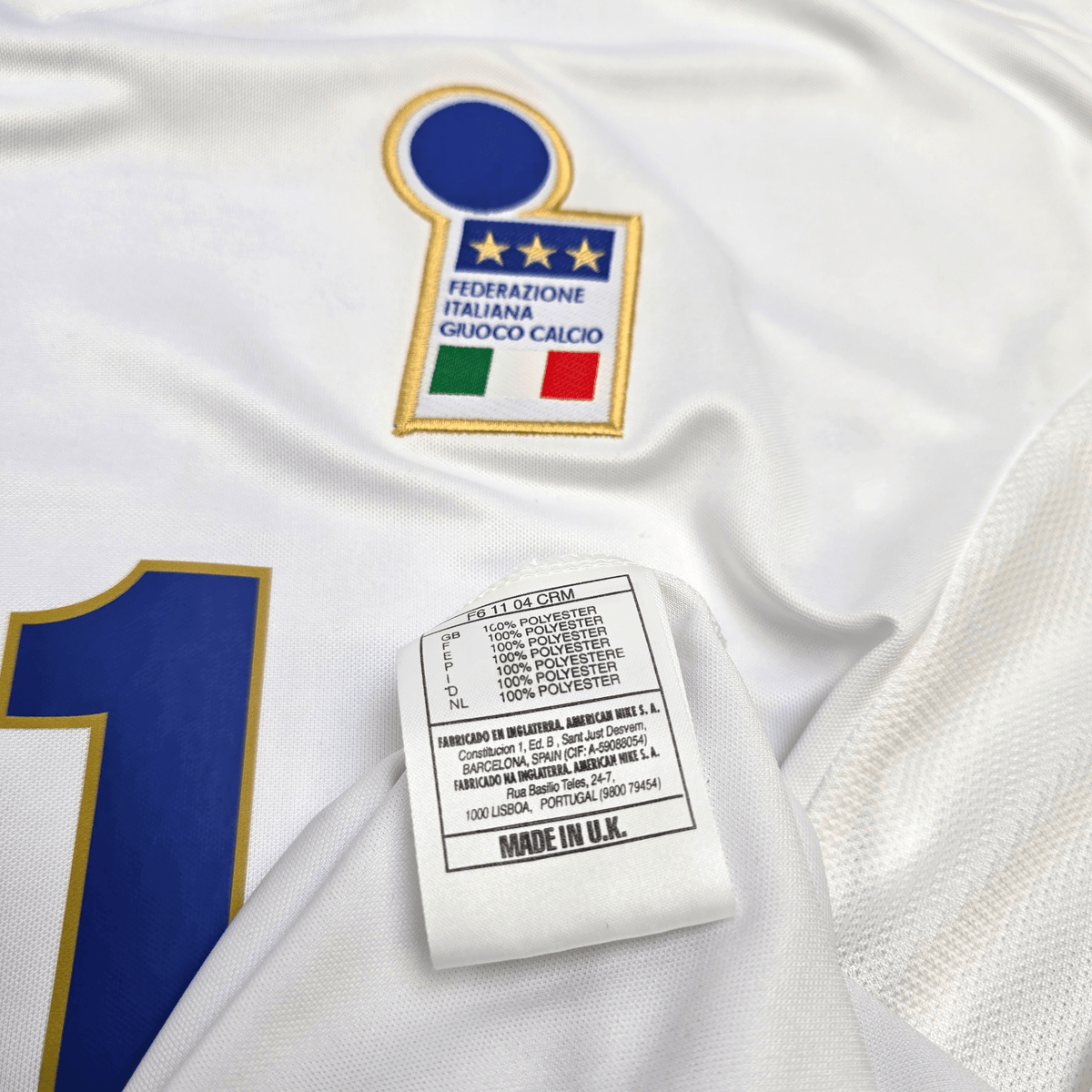 1996/97 Italy Away Football Shirt (2XL) Nike 21 Zola - Football Finery - FF303656