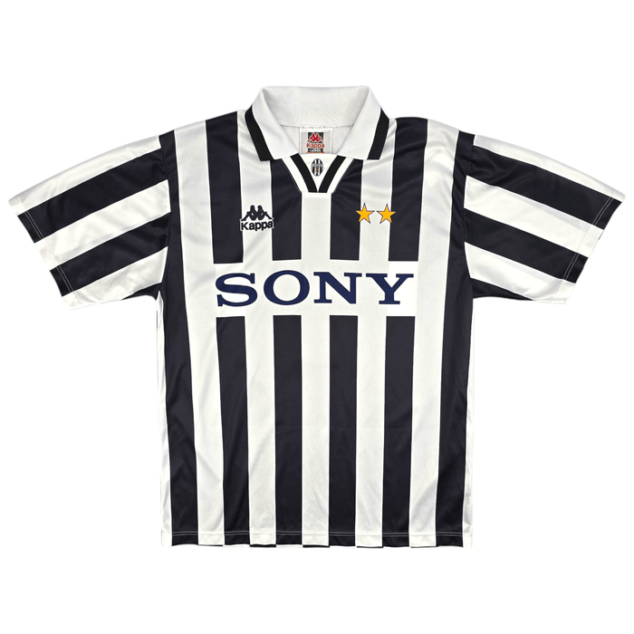 1996/97 Juventus Home Football Shirt (L) Kappa #7 (Di Livio) - Football Finery - FF300590