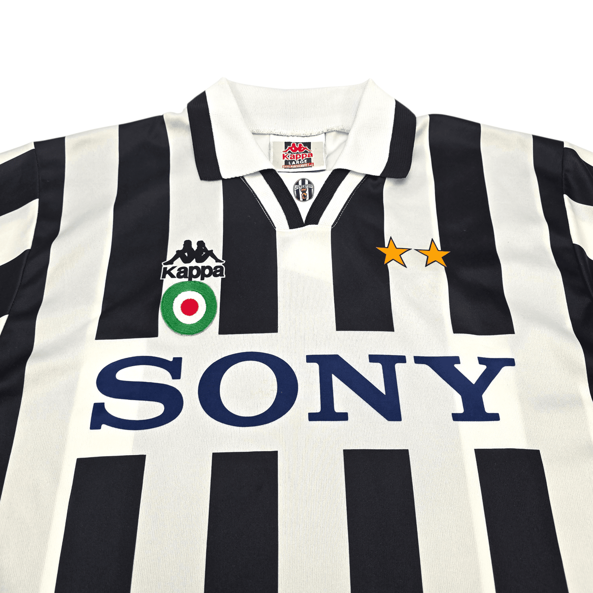 1996/97 Juventus Home Football Shirt (L) Kappa - Football Finery - FF302603