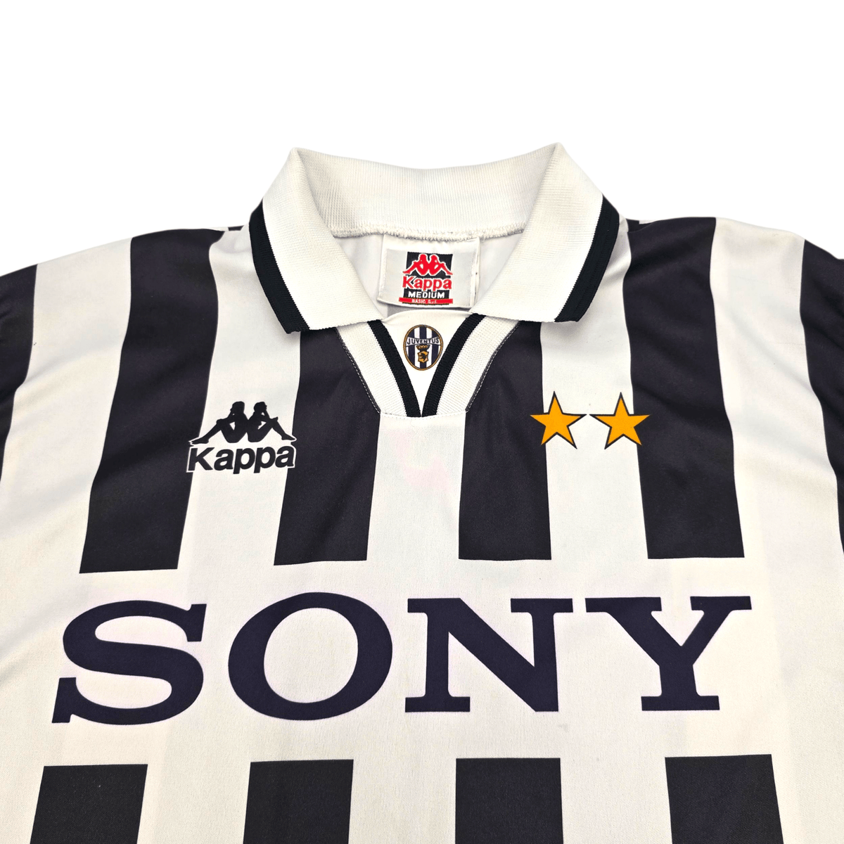 1996/97 Juventus Home Football Shirt (M) Kappa (Basic Version) - Football Finery - FF301119
