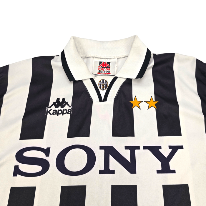 1996/97 Juventus Home Football Shirt (M) Kappa (Basic Version) - Football Finery - FF301119