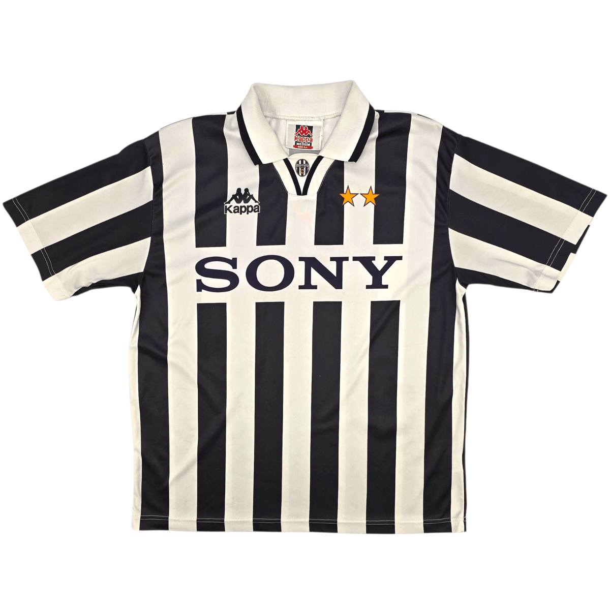 1996/97 Juventus Home Football Shirt (M) Kappa (Basic Version) - Football Finery - FF301119