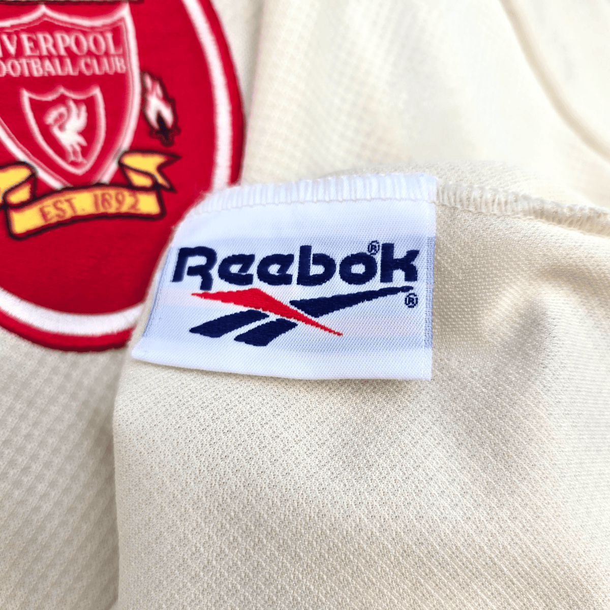 1996/97 Liverpool Away Football Shirt (L) Reebok 10 Barnes - Football Finery - FF302053