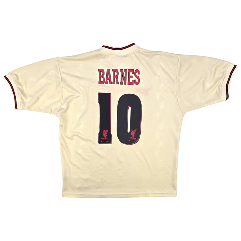 1996/97 Liverpool Away Football Shirt (L) Reebok 10 Barnes - Football Finery - FF302053