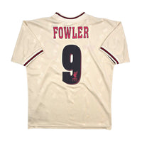 1996/97 Liverpool Away Football Shirt (M) Reebok 9 Fowler - Football Finery - FF304895