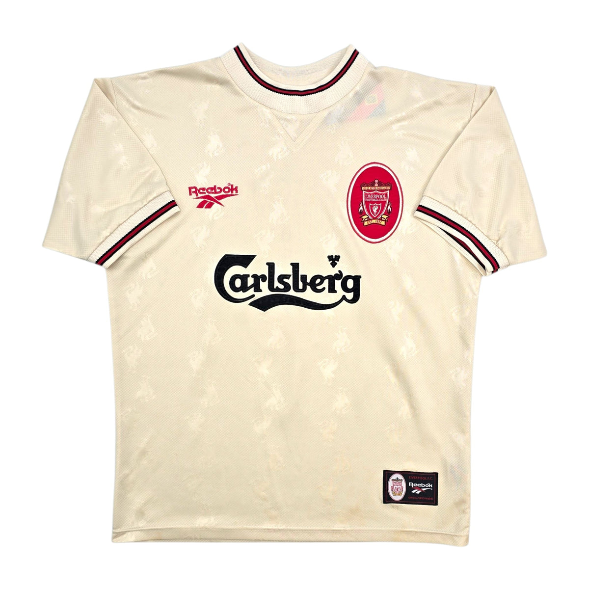 1996/97 Liverpool Away Football Shirt (M) Reebok 9 Fowler - Football Finery - FF304895