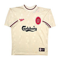 1996/97 Liverpool Away Football Shirt (M) Reebok 9 Fowler - Football Finery - FF304895