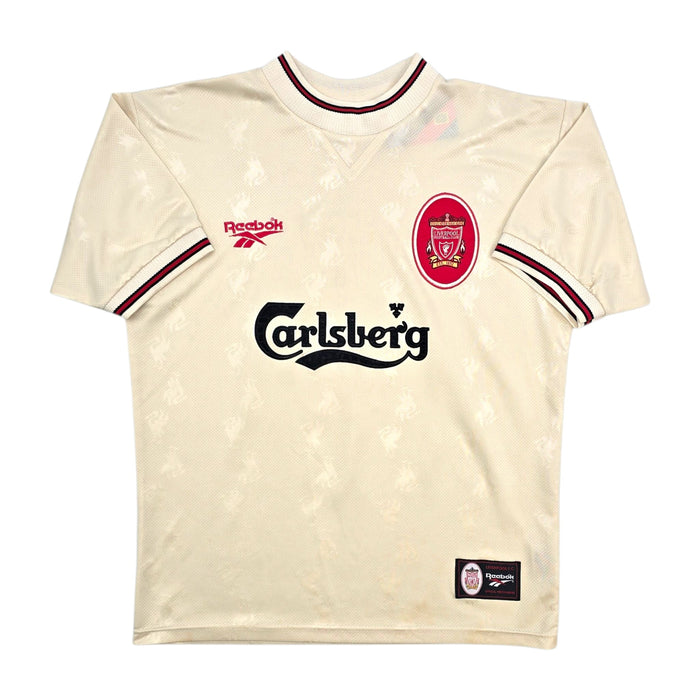 1996/97 Liverpool Away Football Shirt (M) Reebok 9 Fowler - Football Finery - FF304895