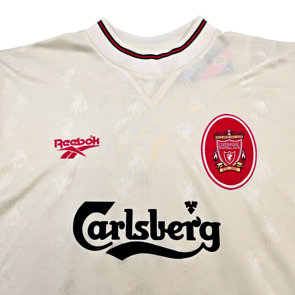 1996/97 Liverpool Away Football Shirt (M) Reebok 9 Fowler - Football Finery - FF304895