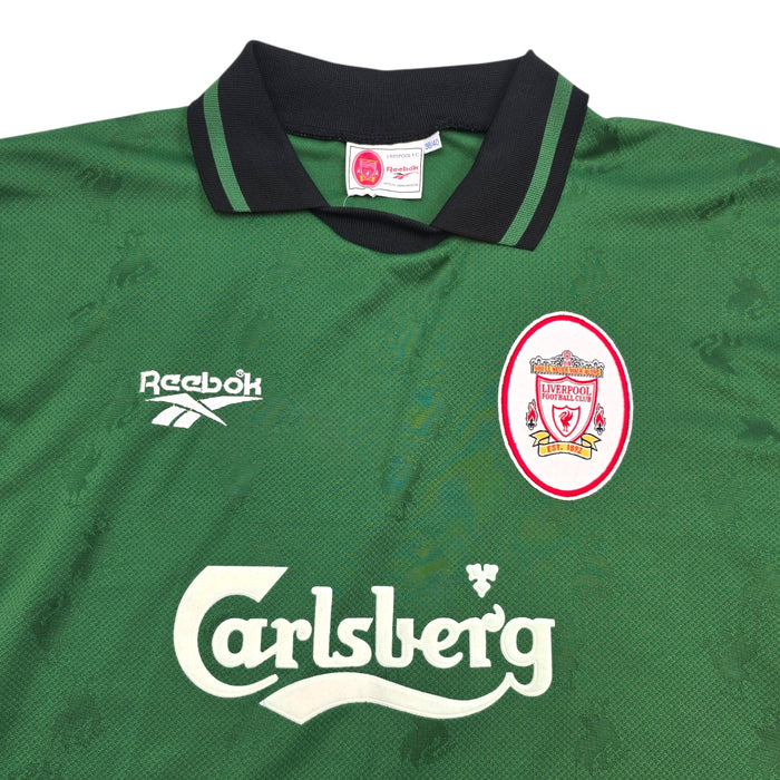 1996/97 Liverpool Goal Keeper Football Shirt (M) Reebok - Football Finery - FF305450