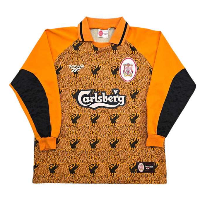1996/97 Liverpool Goal Keeper Football Shirt (M) Reebok - Football Finery - FF306375