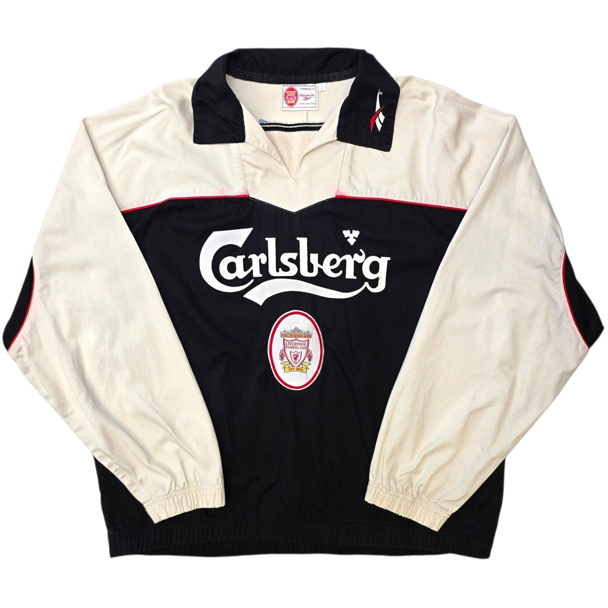 1996/97 Liverpool Training Top (L) Reebok - Football Finery - FF307213