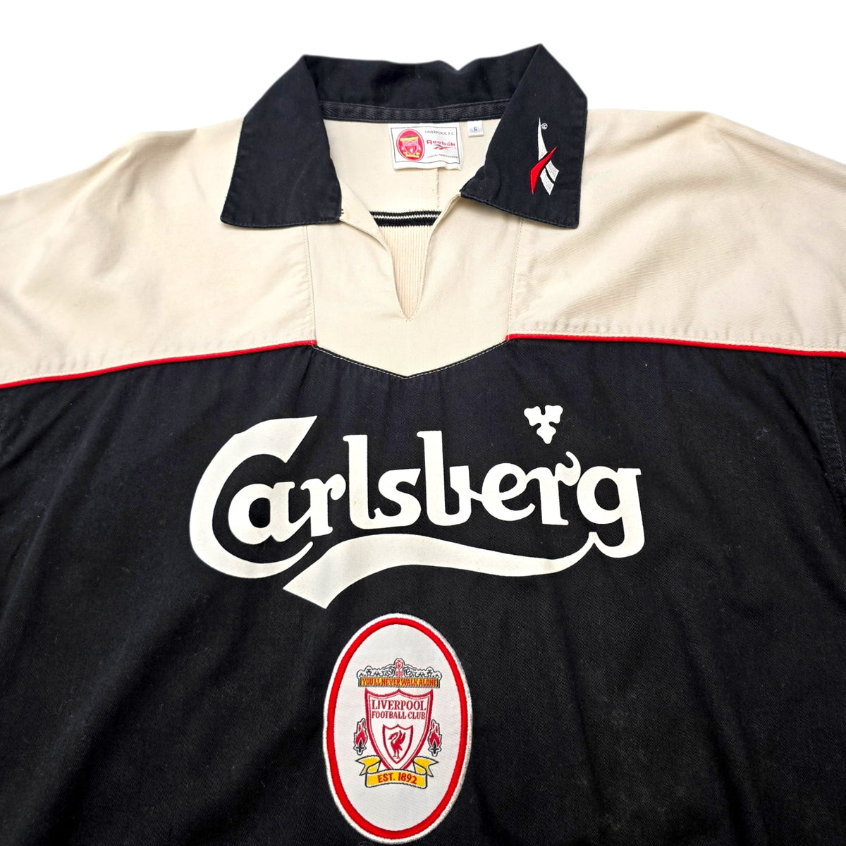 1996/97 Liverpool Training Top (S) Reebok - Football Finery - FF304888