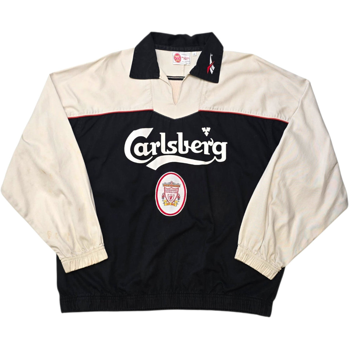 1996/97 Liverpool Training Top (S) Reebok - Football Finery - FF304888