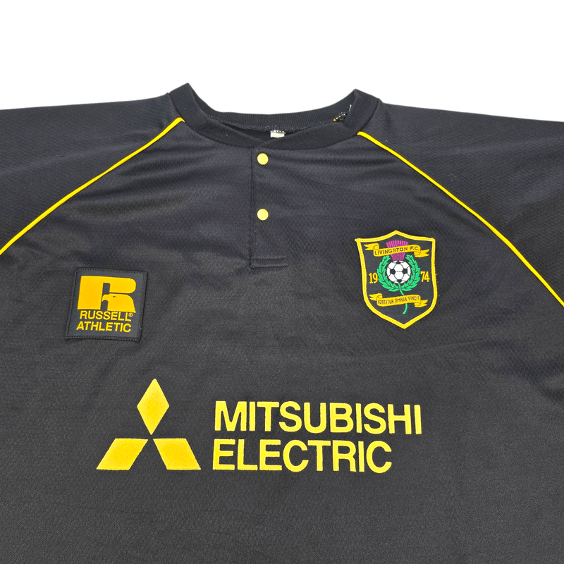 1996/97 Livingston Home Football Shirt (L) Russell Athletic - Football Finery - FF301920