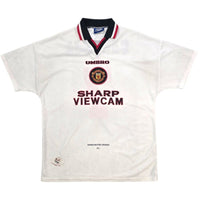 1996/97 Manchester United Away Football Shirt (L) Umbro 7 Cantona - Football Finery - FF304033