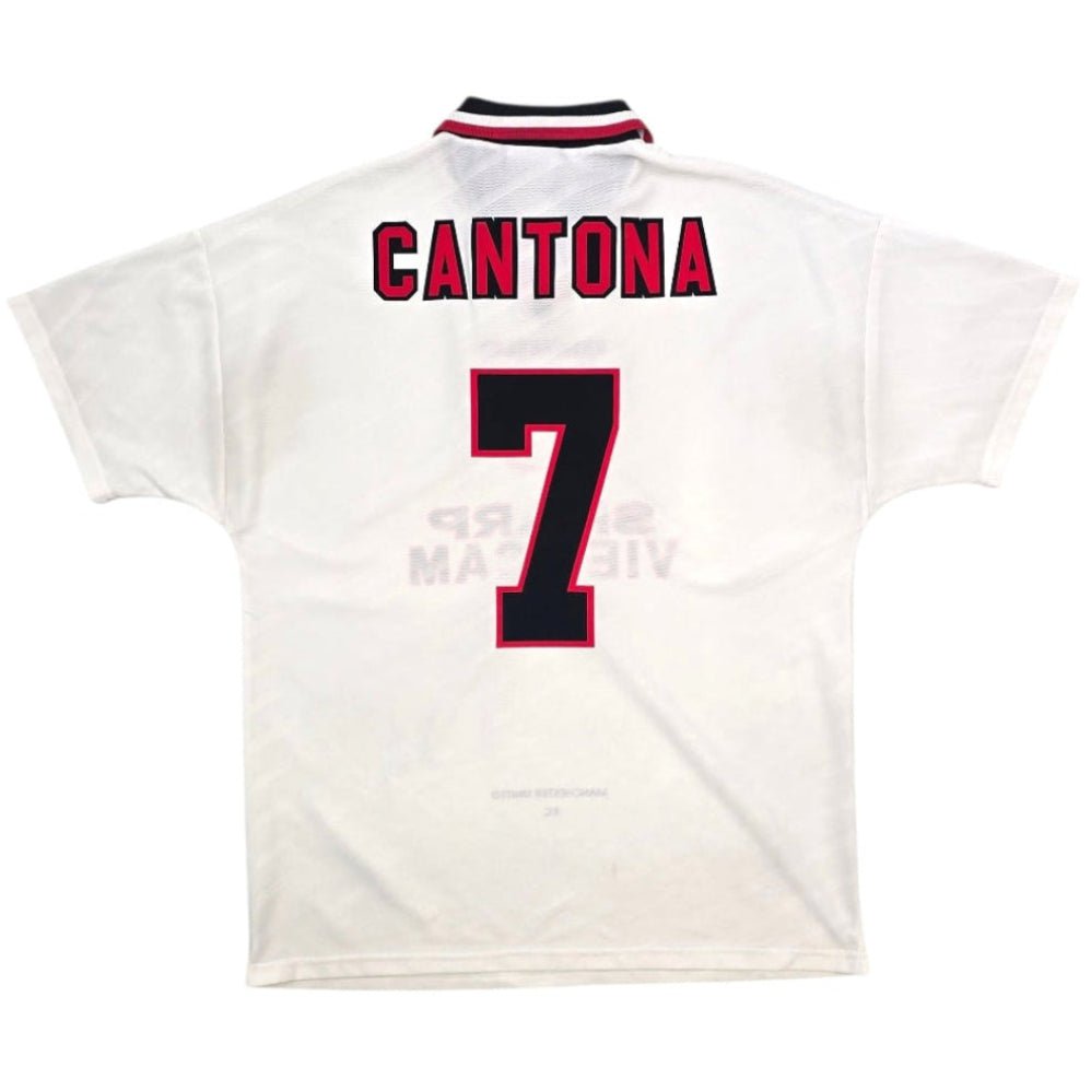 1996/97 Manchester United Away Football Shirt (L) Umbro 7 Cantona - Football Finery - FF304033