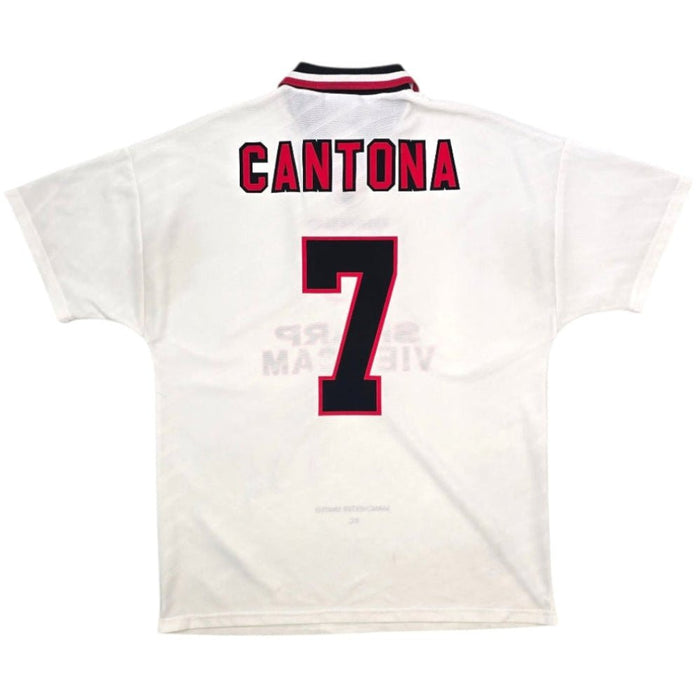 1996/97 Manchester United Away Football Shirt (L) Umbro 7 Cantona - Football Finery - FF304033