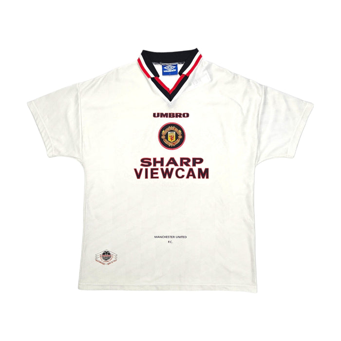 1996/97 Manchester United Away Football Shirt (L) Umbro - Football Finery - FF202618