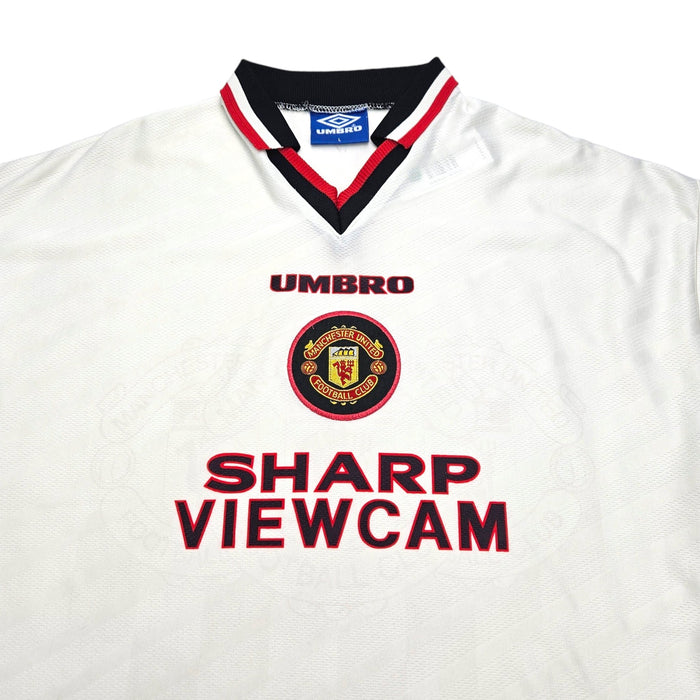 1996/97 Manchester United Away Football Shirt (L) Umbro - Football Finery - FF202618