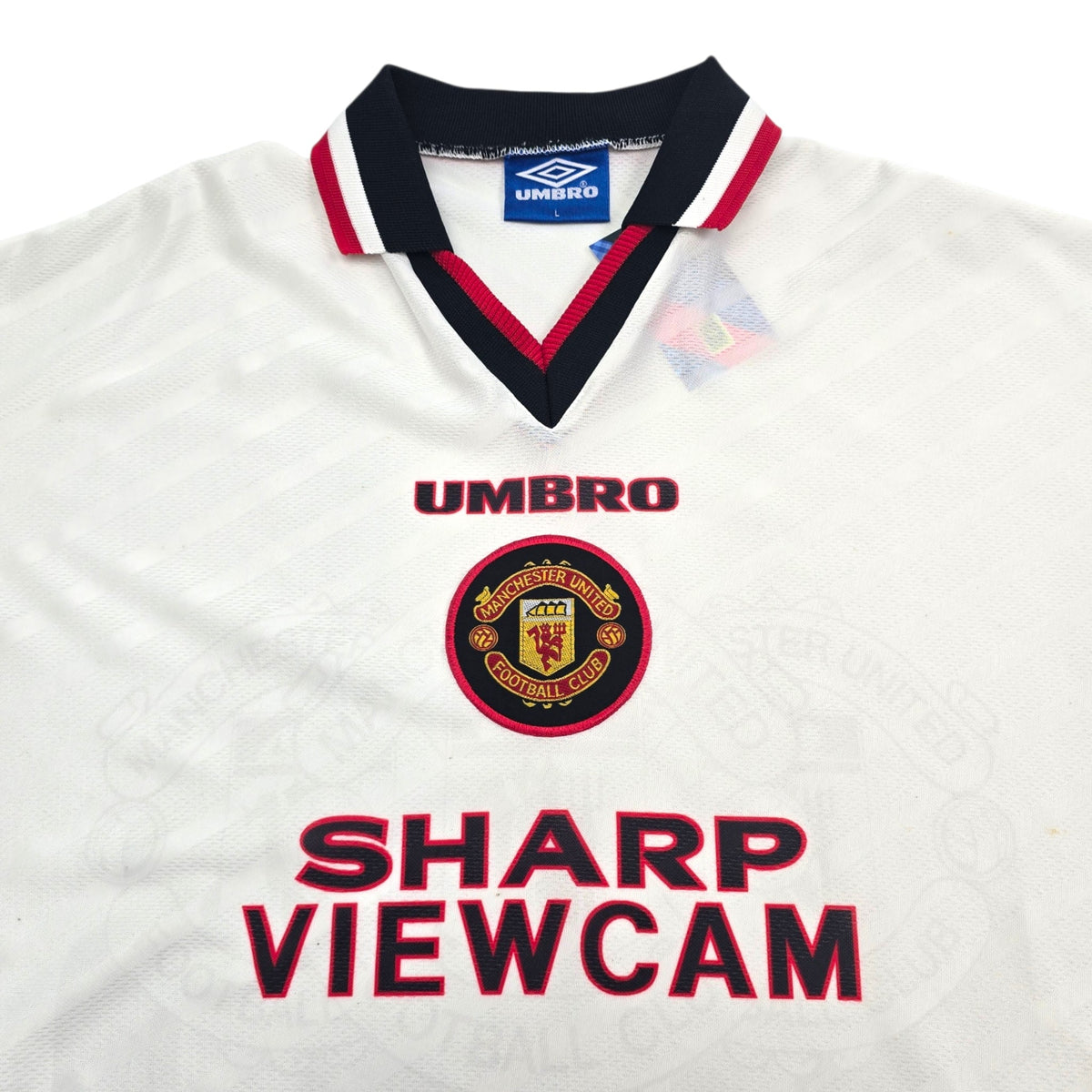 1996/97 Manchester United Away Football Shirt (L) Umbro - Football Finery - FF305088