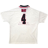 1996/97 Manchester United Away Football Shirt (XL) Umbro 4 May - Football Finery - FF305091