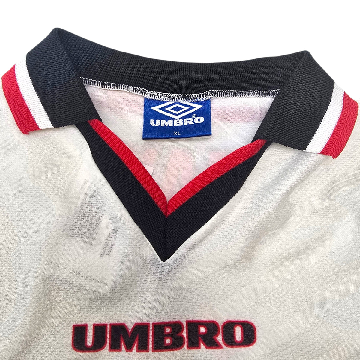 1996/97 Manchester United Away Football Shirt (XL) Umbro 4 May - Football Finery - FF305091