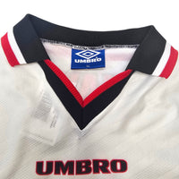 1996/97 Manchester United Away Football Shirt (XL) Umbro 4 May - Football Finery - FF305091