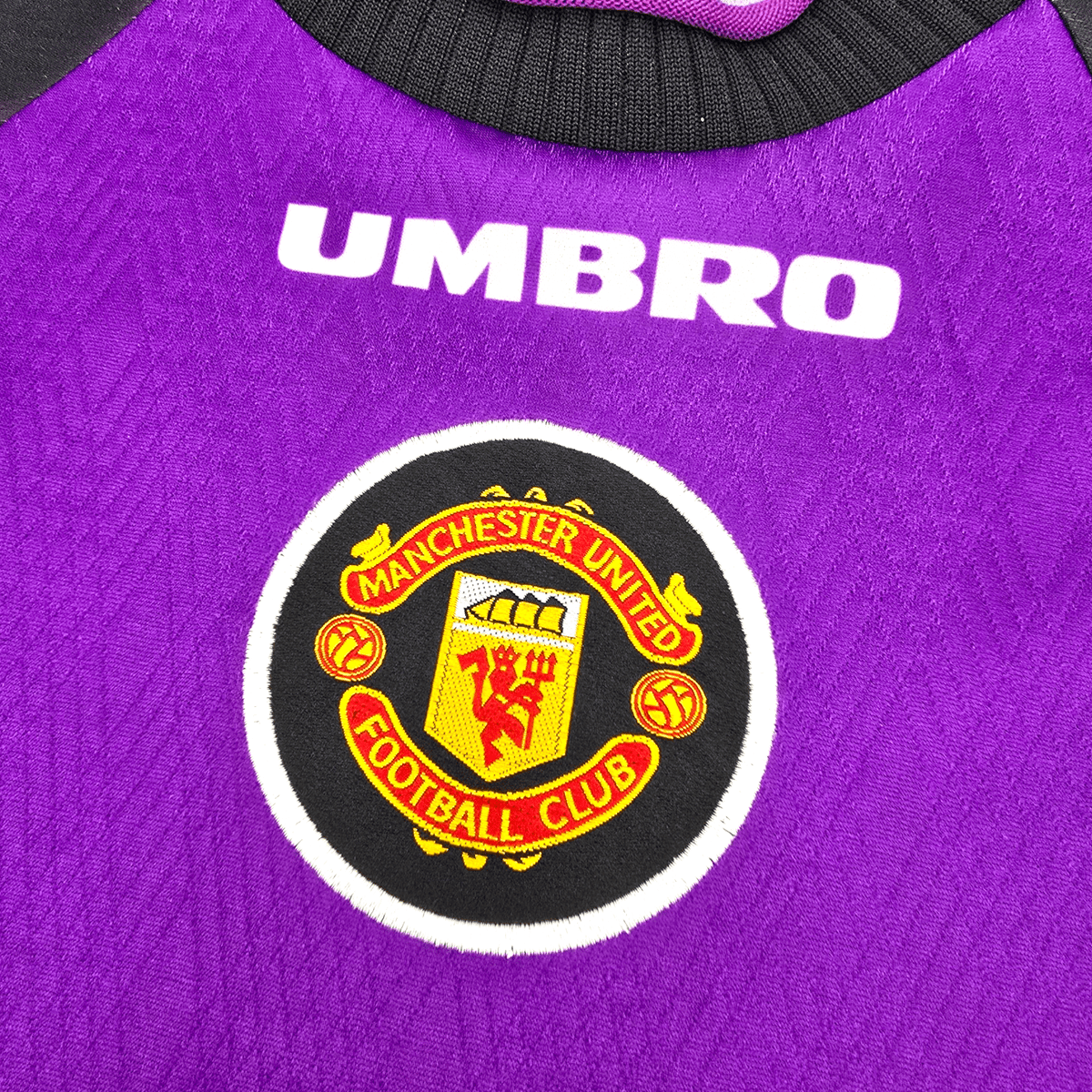 1996/97 Manchester United Goal Keeper Football Shirt (XL) Umbro 1 Schmeichel - Football Finery - FF301934