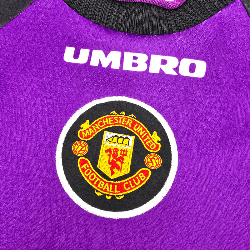 1996/97 Manchester United Goal Keeper Football Shirt (XL) Umbro 1 Schmeichel - Football Finery - FF301934