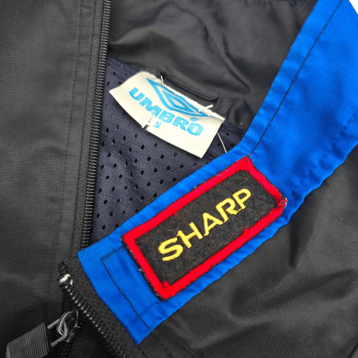 1996/97 Manchester United Rain Jacket (S) Umbro - Football Finery - FF301249