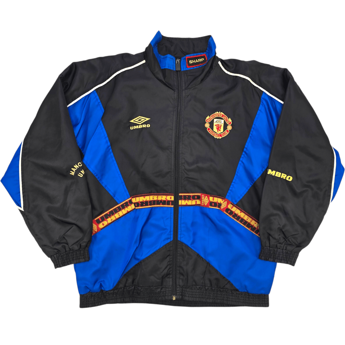1996/97 Manchester United Rain Jacket (S) Umbro - Football Finery - FF301249