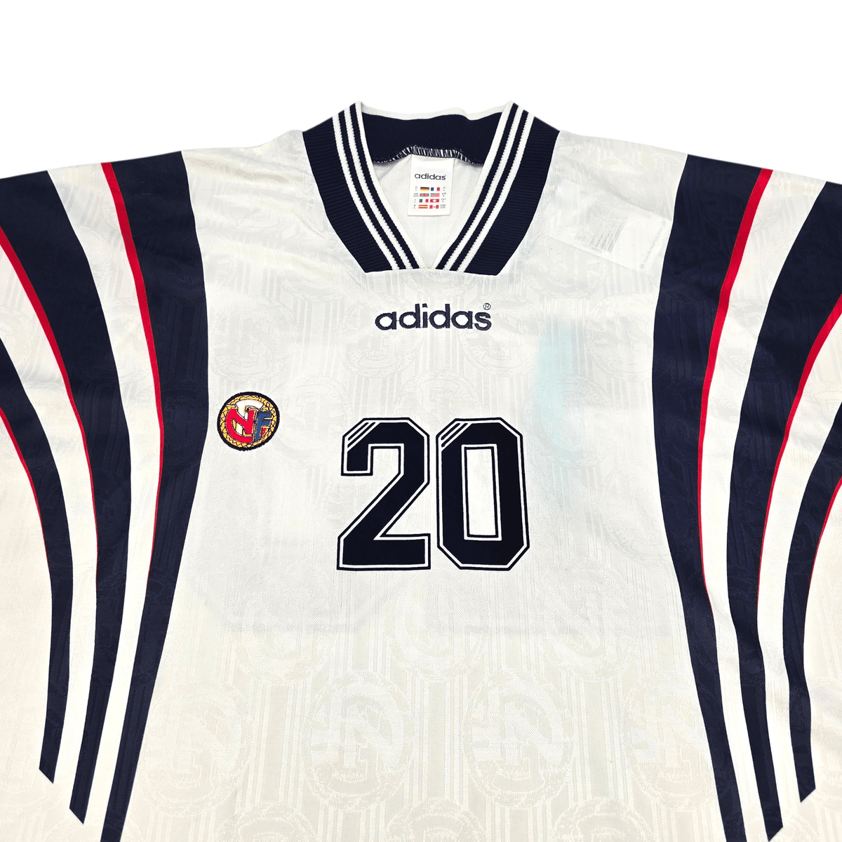 1996/97 Norway Away Football Shirt (L) Adidas 20 - Football Finery - FF302873