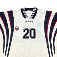 1996/97 Norway Away Football Shirt (L) Adidas 20 - Football Finery - FF302873
