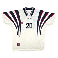 1996/97 Norway Away Football Shirt (L) Adidas 20 - Football Finery - FF302873