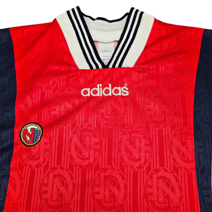 1996/97 Norway Home Football Shirt (L) Adidas - Football Finery - FF203283