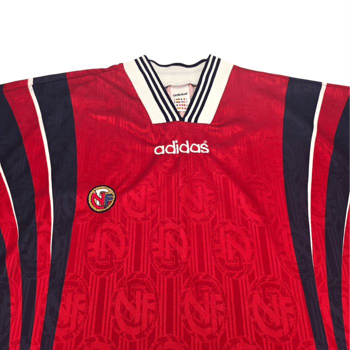 1996/97 Norway Home Football Shirt (XL) Adidas - Football Finery - FF301723