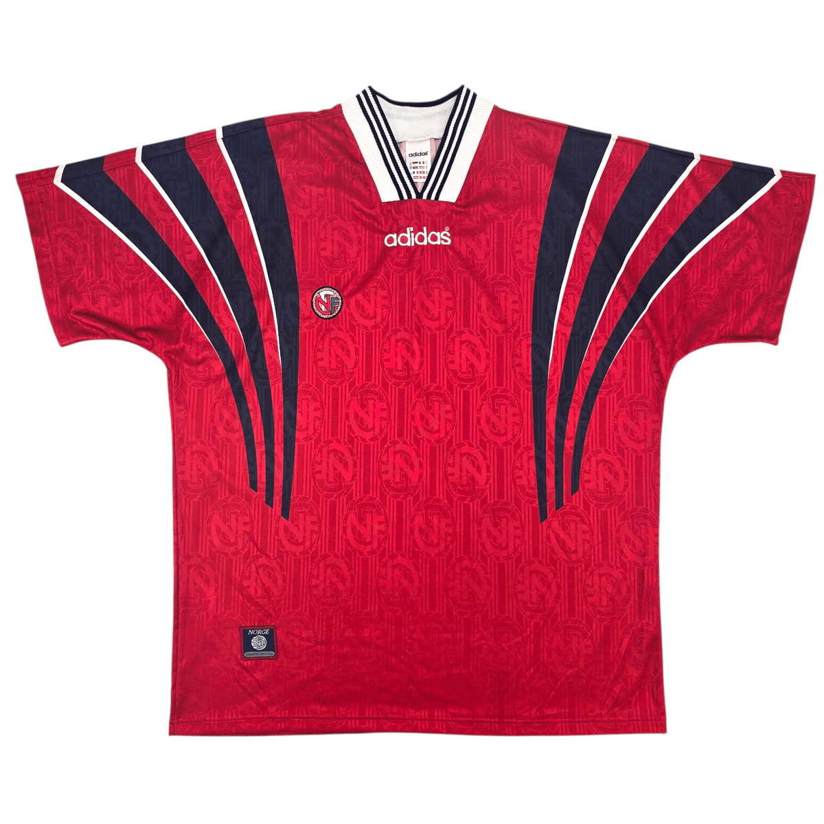 1996/97 Norway Home Football Shirt (XL) Adidas - Football Finery - FF301723