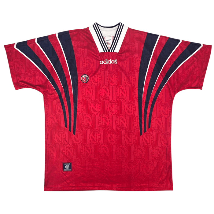1996/97 Norway Home Football Shirt (XL) Adidas - Football Finery - FF301723