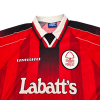 1996/97 Nottingham Forest Home Football Shirt (L) Umbro - Football Finery - FF300250