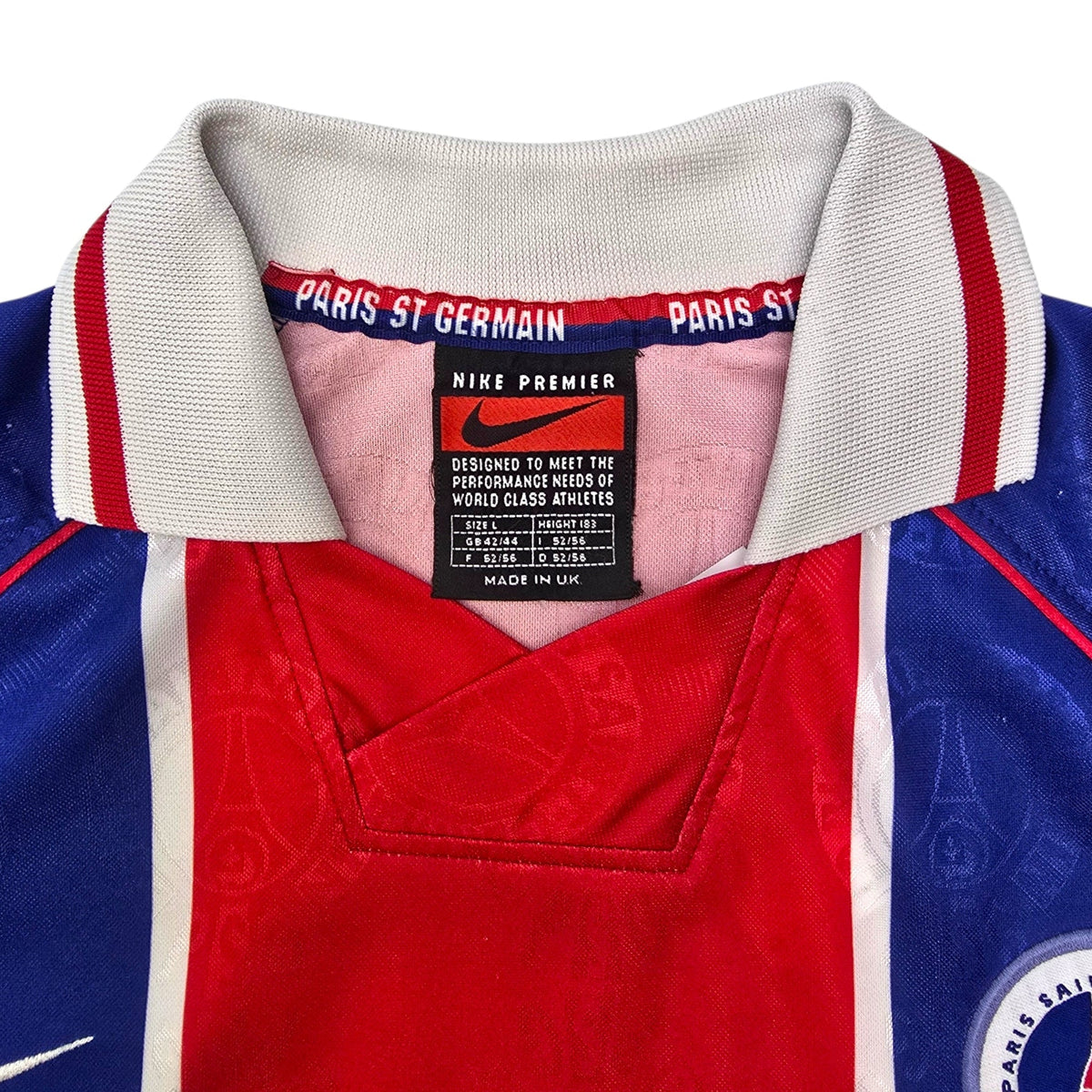 1996/97 PSG Home Football Shirt (L) Nike - Football Finery - FF306432