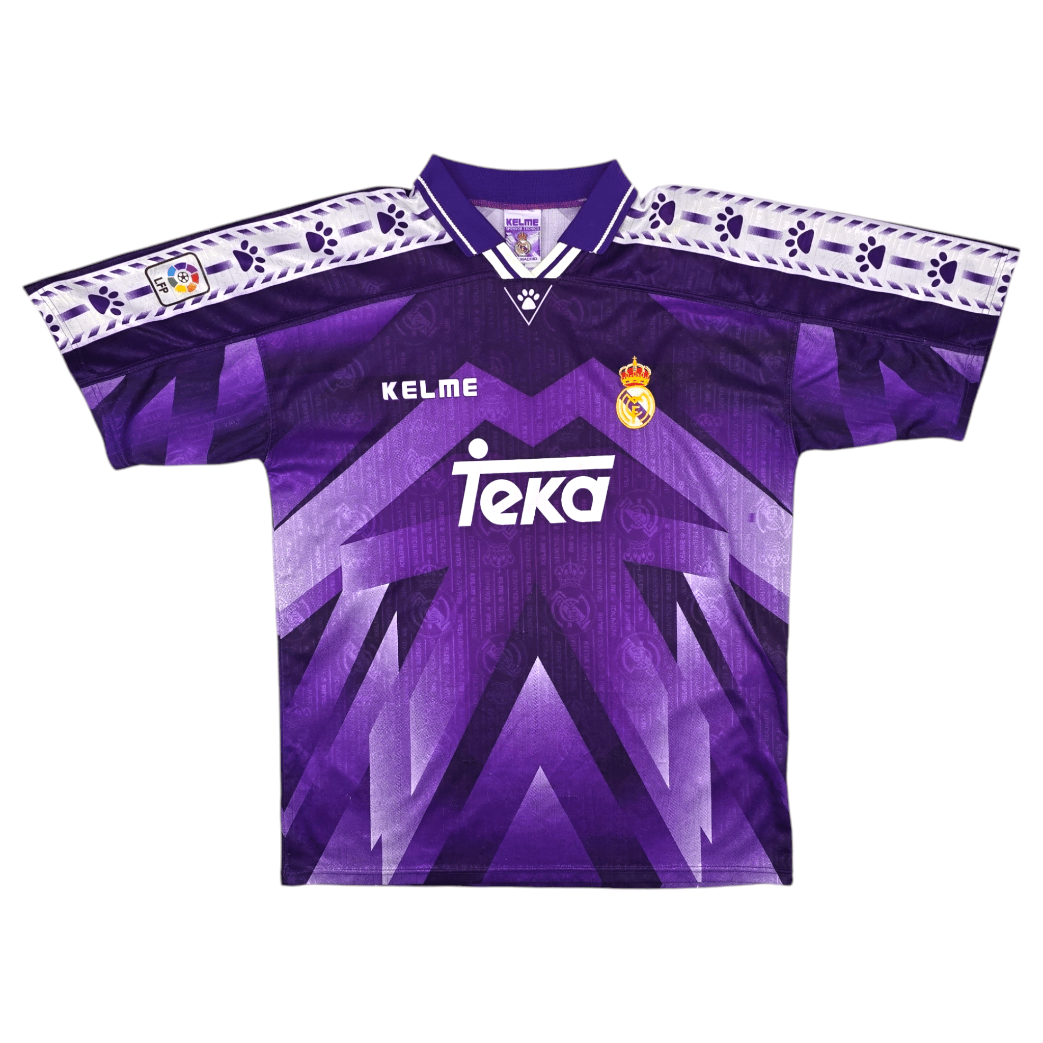 1996/97 Real Madrid Away Football Shirt (M) Kelme – Football Finery